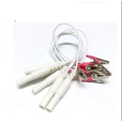 Akupunktur Tens Cihazı Yengeç Clips Elektrot Kablosu Akupunktur Tens Cihazı Yengeç Clips Elektrot Kablosu