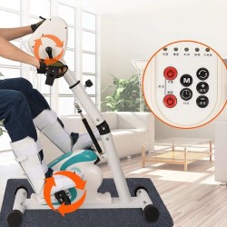 Egzersiz Bisikleti Motorlu El ve Ayak Pedalı Süngerli Bacak Sabitleme Aparatı ve El Egzersiz Eldivenli Egzersiz Bisikleti Motorlu El ve Ayak Pedalı Süngerli Bacak Sabitleme Aparatı ve El Egzersiz Eldivenli