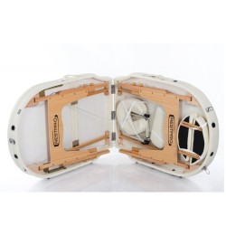 Restpro Vip Oval 3 Krem Renk Katlanabilir Masaj Masası Restpro Vip Oval 3 Krem Renk Katlanabilir Masaj Masası