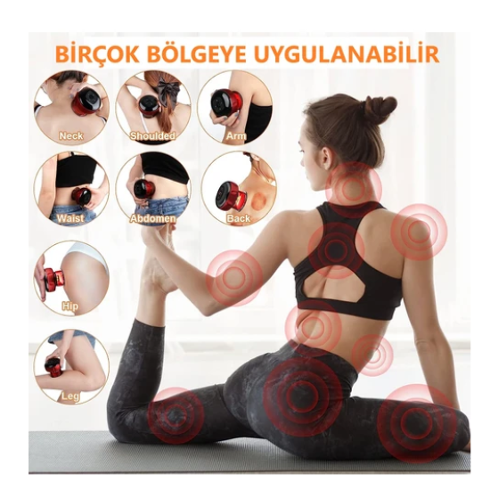 Akıllı Masaj Kupası 12 Kademeli Sıcak Kupa