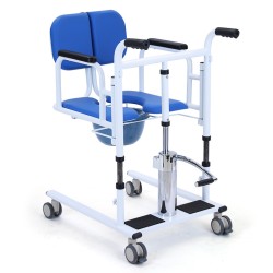 Tuvaletli Tekerlekli Sandalye (manuel) Ayak Pedallı Hasta Tuvalet Sandalyesi Taşıma Lifti Tuvaletli Tekerlekli Sandalye (manuel) Ayak Pedallı Hasta Tuvalet Sandalyesi Taşıma Lifti