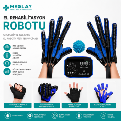 EL Rehabilitasyon Robotu - EL Robotik Fizik Tedavi Cihazı – Otomatik ve Gelişmiş EL Robotik Fizik Tedavi Cihazı ( ÇİFT EL )