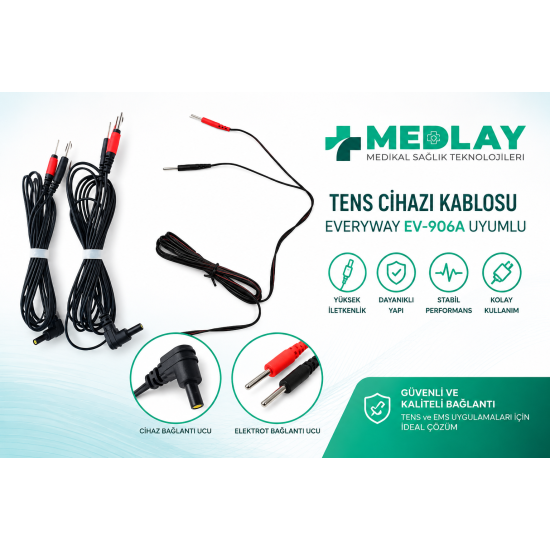 TENS Cihazı Kablosu Everyway EV-906A
