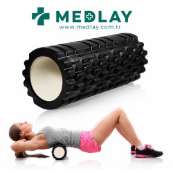 Foam Roller 33Cm Siyah Renk - Masaj Rulosu