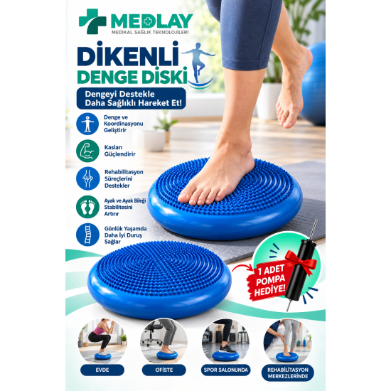 Havalı Denge Minderi 33 cm Havalı Denge Minderi 33 cm